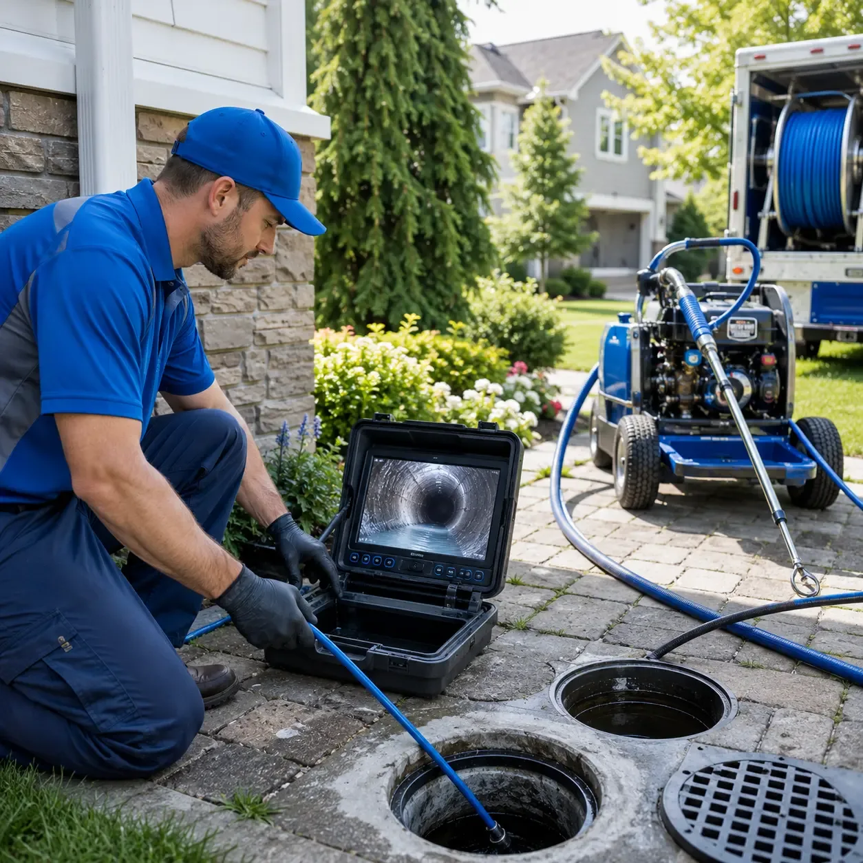 Outdoor drain cleaning professionals serving Girard, PA